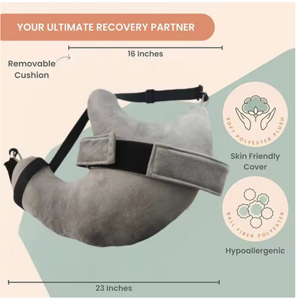 Adjustable Shoulder Support Pillow — Side Sleeper Recovery Pillow for Shoulder Pain Relief